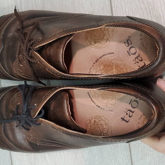 Täos Womens Jive2 Leather Mary Jane Clog boots shoes sz 11 - Picture 9 of 16